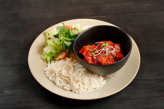 Sweet milk stew dish